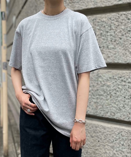 Printstar(プリントスター)の「Printstar / 7.4オンス スーパーヘビーTシャツ / 00148-HVT(Tシャツ/カットソー・レディース・ホワイト/ブラック/ネイビー/グレー・SMALL/MEDIUM/LARGE/X-LARGE/XX-LARGE/X-SMALL)」の3枚目の写真