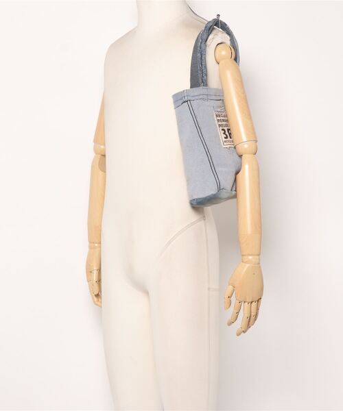 NO WAY（ノーウェイ）の「/DENIM/BOTTEL BAG（トートバッグ・メンズ・インディゴブルー・FREE）」の5枚目の写真