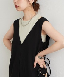 2022AWアイテム/カップ付きで楽ちん！シンプルアメスリインナータンク