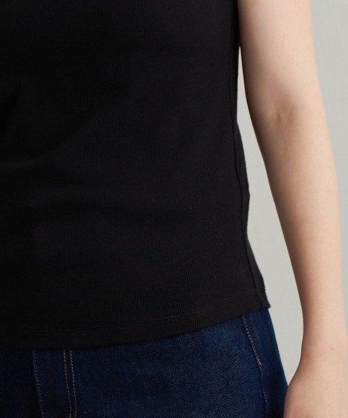 natural couture（ナチュラルクチュール）の「2022AWアイテム/カップ付きで楽ちん！シンプルアメスリインナータンク（タンクトップ・レディース・ブラック/ブラウン/オフホワイト/ピンク/ミント・FREE）」の12枚目の写真