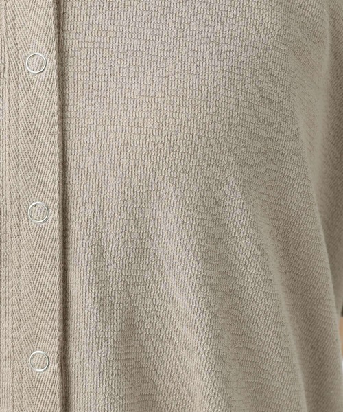 BAYFLOW（ベイフロー）の「セットアップカットソーカーディガン（カーディガン/ボレロ・レディース・ライトグレー/ブラック・FREE）」の15枚目の写真