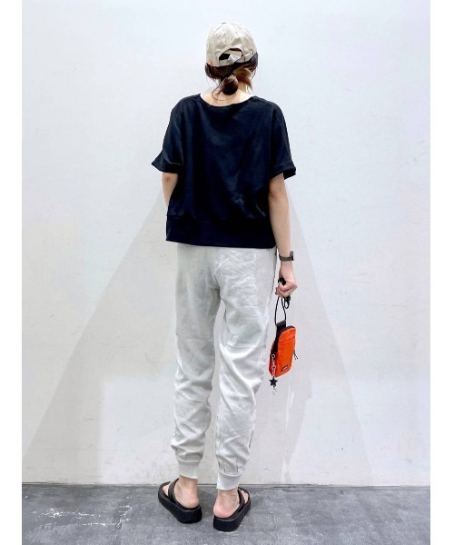 BAYFLOW（ベイフロー）の「セットアップカットソーカーディガン（カーディガン/ボレロ・レディース・ライトグレー/ブラック・FREE）」の7枚目の写真