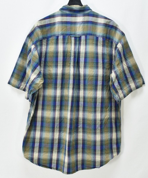90s ドッカーズ リーバイス 半袖 ボタンダウン シャツ メンズ XL オールド コットン マドラス チェック 半袖シャツ 大きいサイズ ゆったり main image 1