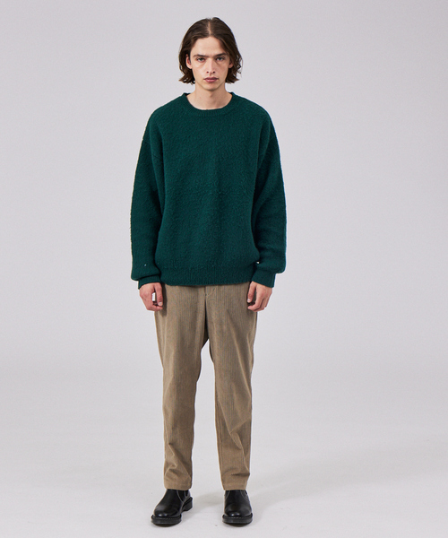 MYSELF ABAHOUSE(マイセルフアバハウス)の「【アンサンブル対応】シャギーニットクルーネックセーター(ニット/セーター・メンズ・ベージュ/グリーン/ブルー/グレー/ブラック・46/48)」の11枚目の写真