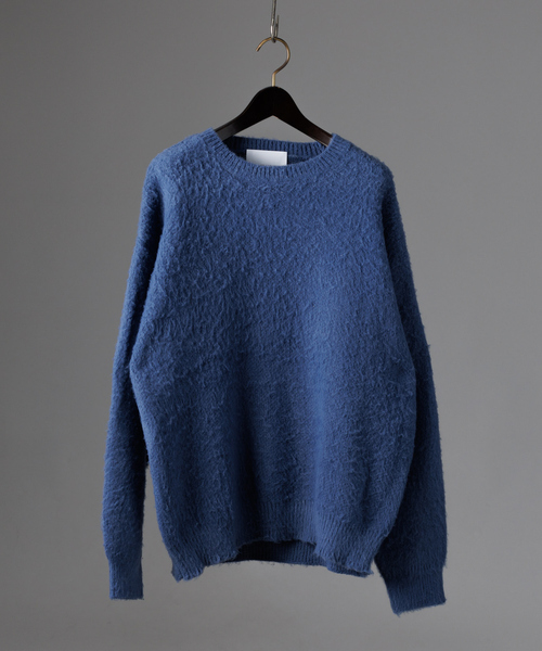 MYSELF ABAHOUSE(マイセルフアバハウス)の「【アンサンブル対応】シャギーニットクルーネックセーター(ニット/セーター・メンズ・ベージュ/グリーン/ブルー/グレー/ブラック・46/48)」の10枚目の写真