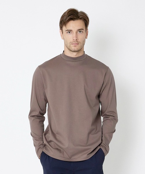 junhashimoto(ジュンハシモト)の「WAKIRIB MOCK NECK(Tシャツ/カットソー・メンズ・ホワイト/ブラック/ロイヤルブルー/グレイッシュベージュ・2/4/3/5)」の4枚目の写真