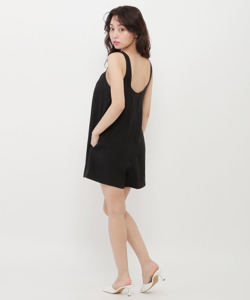 Love,Bonito(ラブボニート)の「エミー リラックスロンパース(つなぎ/オールインワン・レディース・ブラック/ブルー・SMALL/LARGE/MEDIUM)」の7枚目の写真