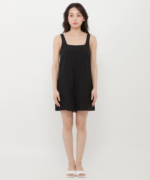 Love,Bonito(ラブボニート)の「エミー リラックスロンパース(つなぎ/オールインワン・レディース・ブラック/ブルー・SMALL/LARGE/MEDIUM)」の9枚目の写真