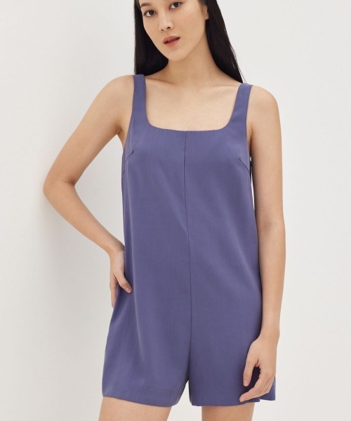 Love,Bonito(ラブボニート)の「エミー リラックスロンパース(つなぎ/オールインワン・レディース・ブラック/ブルー・SMALL/LARGE/MEDIUM)」の21枚目の写真