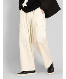 ストレッチ ワイドカーゴパンツ