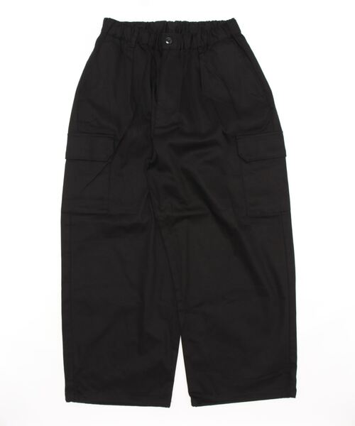 semantic design（セマンティックデザイン）の「ストレッチ ワイドカーゴパンツ（カーゴパンツ・メンズ・カーキ/ブラック/アイボリー・LARGE/MEDIUM）」の13枚目の写真