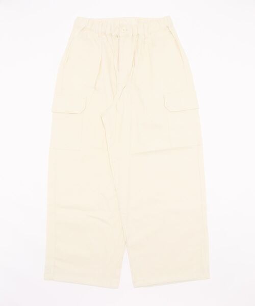 semantic design（セマンティックデザイン）の「ストレッチ ワイドカーゴパンツ（カーゴパンツ・メンズ・カーキ/ブラック/アイボリー・LARGE/MEDIUM）」の7枚目の写真