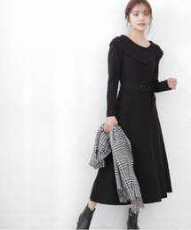 PROPORTION BODY DRESSING | レトロカラークラシカルニットワンピース / 1212240512(ワンピース)