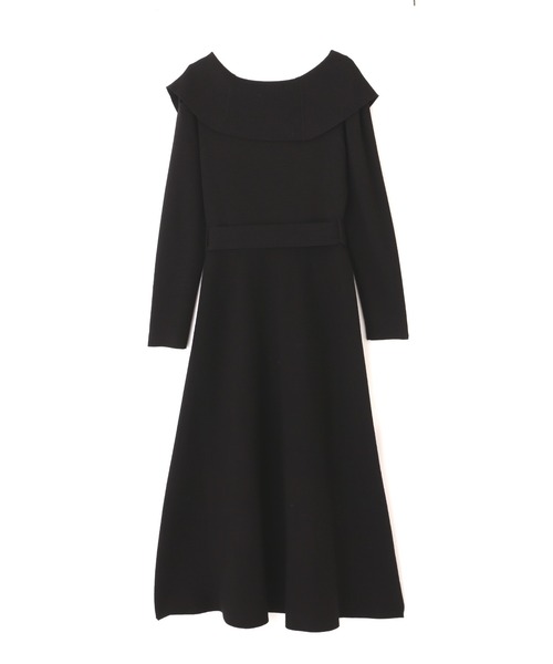 PROPORTION BODY DRESSING（プロポーションボディドレッシング）の「レトロカラークラシカルニットワンピース / 1212240512（ワンピース・レディース・ベージュ/ブルー/ブラック・SMALL/MEDIUM）」の15枚目の写真