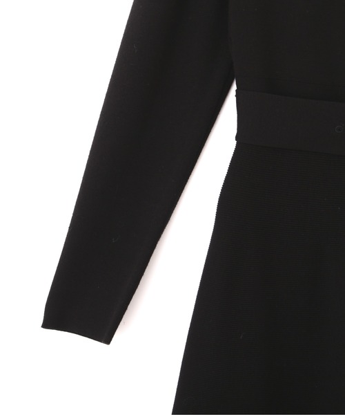 PROPORTION BODY DRESSING（プロポーションボディドレッシング）の「レトロカラークラシカルニットワンピース / 1212240512（ワンピース・レディース・ベージュ/ブルー/ブラック・SMALL/MEDIUM）」の18枚目の写真