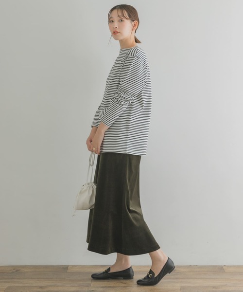 F by ROSSO(エフバイロッソ)の「F by ROSSO ベロアマーメイドスカート(スカート・レディース・カーキ/イエロー・38/36)」の12枚目の写真