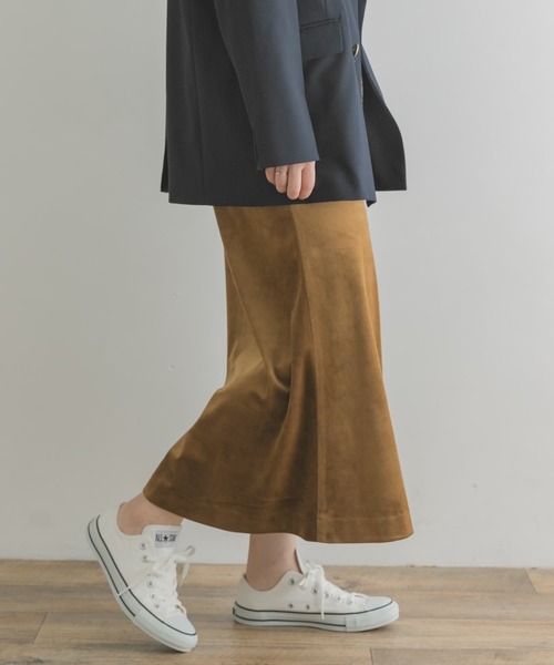 F by ROSSO(エフバイロッソ)の「F by ROSSO ベロアマーメイドスカート(スカート・レディース・カーキ/イエロー・38/36)」の22枚目の写真