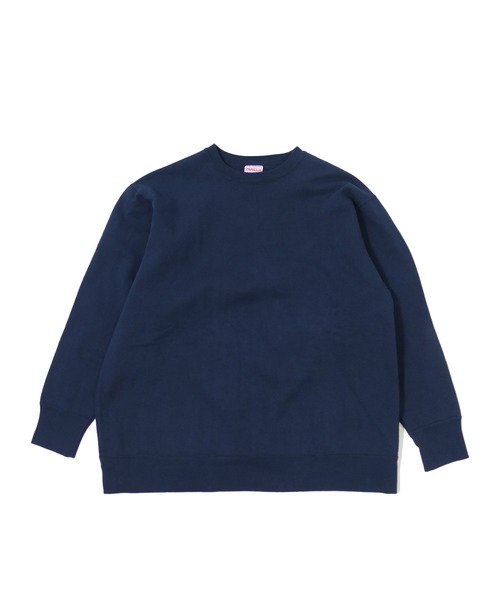 WALLA WALLA SPORT(ワラワラスポーツ)の「13oz BIG SWEAT / 13オンス ビッグ スウェット(スウェット・メンズ・ネイビー/グレー/レッド/ブラック/ミント/バイオレット/ピンク/ライラック/オレンジ・MEDIUM)」の5枚目の写真