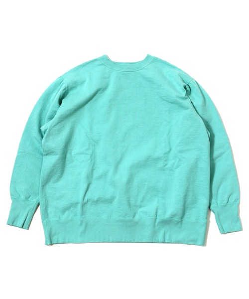WALLA WALLA SPORT(ワラワラスポーツ)の「13oz BIG SWEAT / 13オンス ビッグ スウェット(スウェット・メンズ・ネイビー/グレー/レッド/ブラック/ミント/バイオレット/ピンク/ライラック/オレンジ・MEDIUM)」の4枚目の写真
