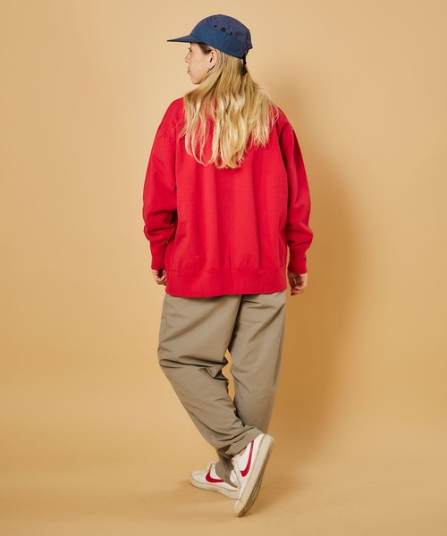 WALLA WALLA SPORT(ワラワラスポーツ)の「13oz BIG SWEAT / 13オンス ビッグ スウェット(スウェット・メンズ・ネイビー/グレー/レッド/ブラック/ミント/バイオレット/ピンク/ライラック/オレンジ・MEDIUM)」の11枚目の写真
