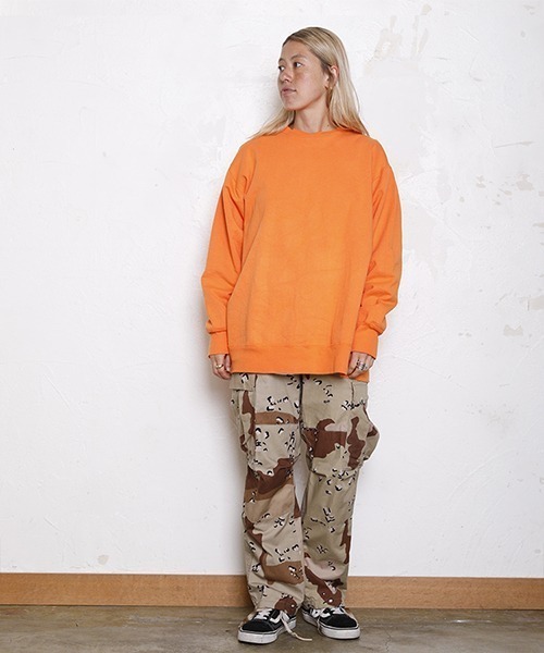WALLA WALLA SPORT(ワラワラスポーツ)の「13oz BIG SWEAT / 13オンス ビッグ スウェット(スウェット・メンズ・ネイビー/グレー/レッド/ブラック/ミント/バイオレット/ピンク/ライラック/オレンジ・MEDIUM)」の18枚目の写真
