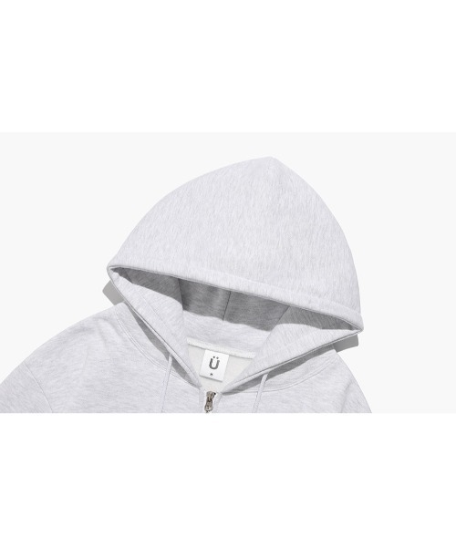 ISTKUNST（イストクンスト）の「A'GEM/9 × .kom『ISTKUNST/イストクンスト』BEAR & SMILEY HOOD ZIP UP/ベアロゴスマイル ジップアップパーカー（パーカー・レディース・ブラック/ライトグレー・L/M）」の15枚目の写真