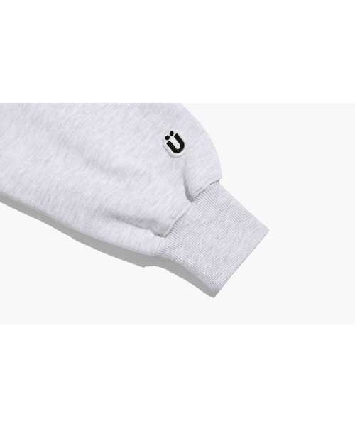 ISTKUNST（イストクンスト）の「A'GEM/9 × .kom『ISTKUNST/イストクンスト』BEAR & SMILEY HOOD ZIP UP/ベアロゴスマイル ジップアップパーカー（パーカー・レディース・ブラック/ライトグレー・L/M）」の18枚目の写真