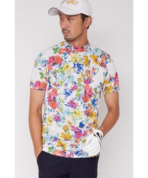 TORNADO MART（トルネードマート）の「【UNISEX】HIGH ST. GOLF∴マーガレットパターンハイゲージ鹿の子モックネックシャツ（Tシャツ/カットソー）」