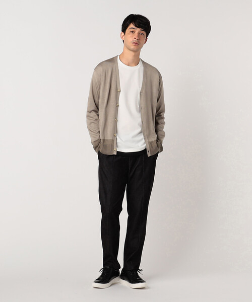 COMME CA ISM（コムサイズム）の「Ｖネック ニットカーディガン（カーディガン/ボレロ・メンズ・ブラック/ベージュ/ブルー/グリーン・MEDIUM/LARGE）」の14枚目の写真