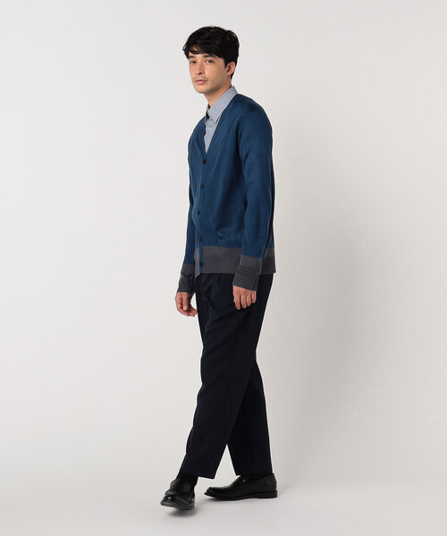 COMME CA ISM（コムサイズム）の「Ｖネック ニットカーディガン（カーディガン/ボレロ・メンズ・ブラック/ベージュ/ブルー/グリーン・MEDIUM/LARGE）」の10枚目の写真