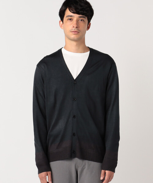 COMME CA ISM（コムサイズム）の「Ｖネック ニットカーディガン（カーディガン/ボレロ・メンズ・ブラック/ベージュ/ブルー/グリーン・MEDIUM/LARGE）」の8枚目の写真