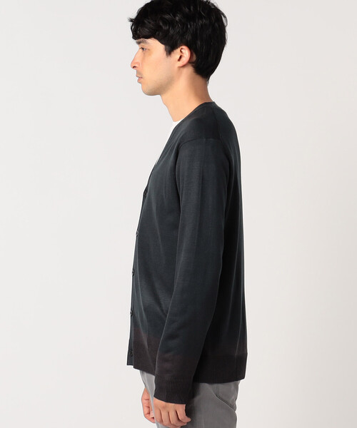 COMME CA ISM（コムサイズム）の「Ｖネック ニットカーディガン（カーディガン/ボレロ・メンズ・ブラック/ベージュ/ブルー/グリーン・MEDIUM/LARGE）」の7枚目の写真