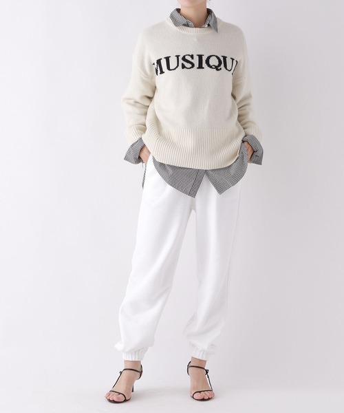 BABYLONE（バビロン）の「ウラケスウェットパンツ（スウェットパンツ・レディース・アイボリー/ホワイト・フリー）」の22枚目の写真