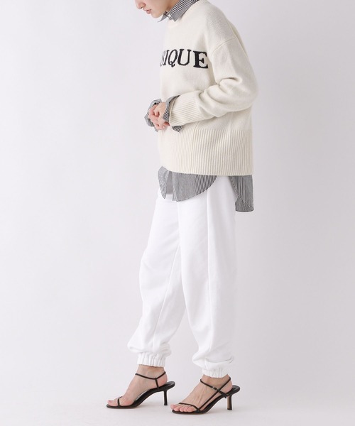 BABYLONE（バビロン）の「ウラケスウェットパンツ（スウェットパンツ・レディース・アイボリー/ホワイト・フリー）」の6枚目の写真