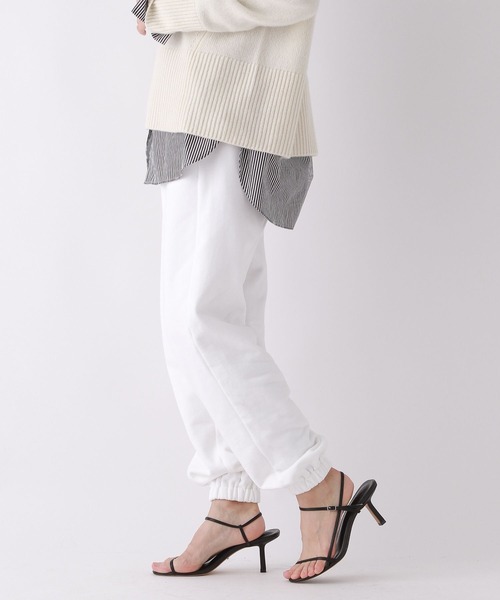 BABYLONE（バビロン）の「ウラケスウェットパンツ（スウェットパンツ・レディース・アイボリー/ホワイト・フリー）」の14枚目の写真