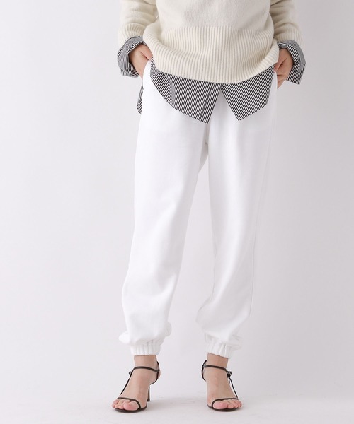 BABYLONE（バビロン）の「ウラケスウェットパンツ（スウェットパンツ・レディース・アイボリー/ホワイト・フリー）」の9枚目の写真