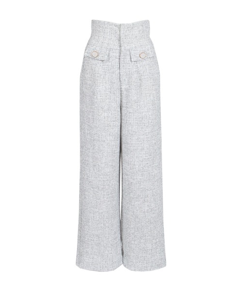Julia Boutique(ジュリアブティック)の「ツイードストレートパンツ/22534(その他パンツ・レディース・ブラック/グレー・ONE)」の19枚目の写真