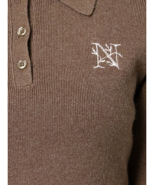 CALNAMUR（カルナムール）の「タイトニットポロ（ニット/セーター・レディース・ベージュ/ブルー/ブラウン・FREE）」の20枚目の写真