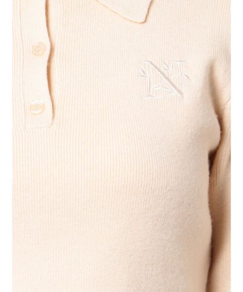 CALNAMUR（カルナムール）の「タイトニットポロ（ニット/セーター・レディース・ベージュ/ブルー/ブラウン・FREE）」の21枚目の写真