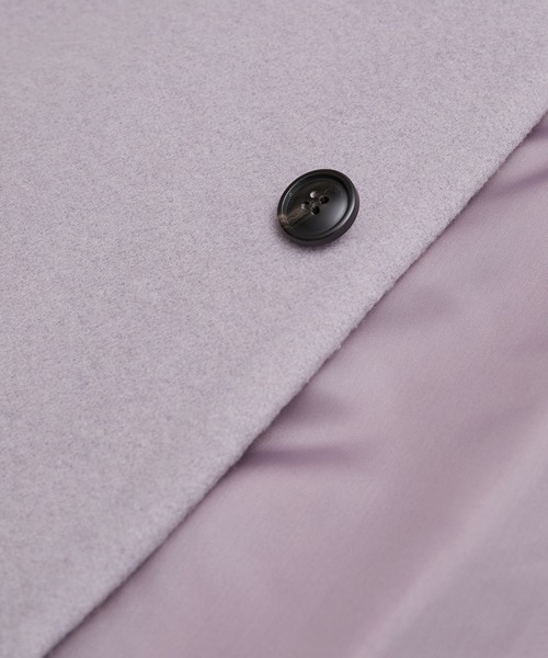 ROPE' PICNIC(ロペピクニック)の「JAPAN FABRIC/ウール混バックタックノーカラーコート(その他アウター・レディース・ブラック/グレー系その他/キャメル/ラベンダー・38)」の20枚目の写真