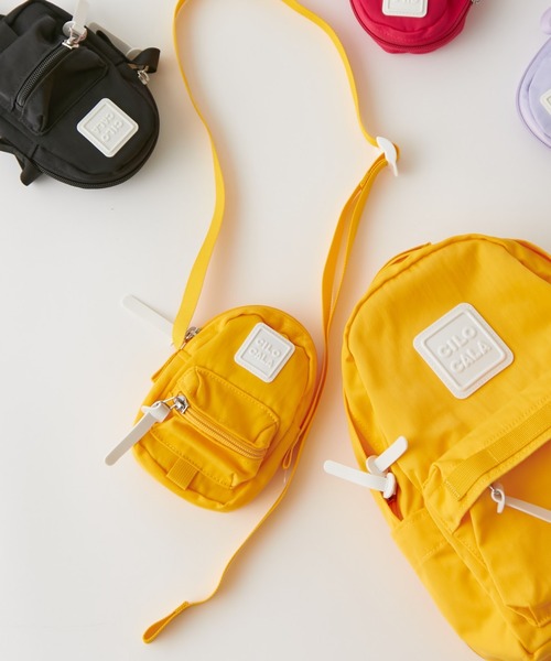 CIAOPANIC TYPY(チャオパニックティピー)の「【CILOCALA/シロカーラ】Packman(ショルダーバッグ・キッズ・イエロー/ピンク/バイオレット/ブラック・ONESIZE)」の21枚目の写真