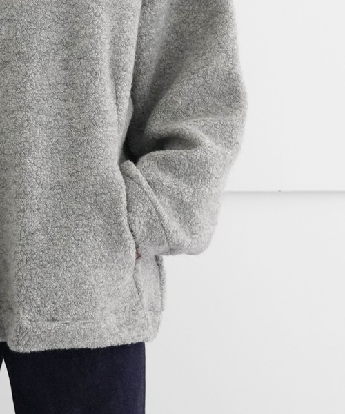 my beautiful landlet(マイビューティフルランドレット)の「my beautiful landlet PILE CREW NECK P/O(ニット/セーター・メンズ・ブラック/グレー・0/1)」の10枚目の写真