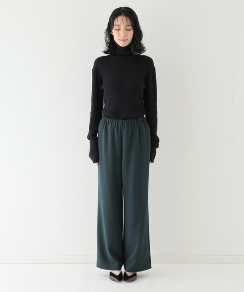 plage(プラージュ)の「ダブルクロスイージーパンツ(その他パンツ・レディース・グリーン/ホワイト/ベージュ・38/34/36)」の16枚目の写真