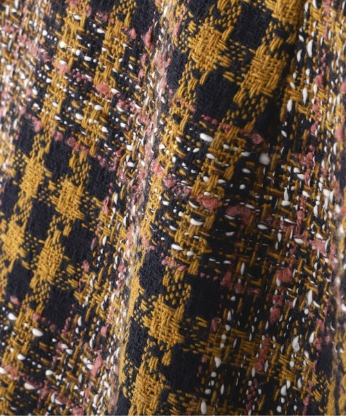 N.(N. Natural Beauty Basic)(エヌエヌナチュラルビューティーベーシック)の「◆ツイードチェックミニスカート(スカート・レディース・ベージュ系その他/ネイビー系・MEDIUM)」の22枚目の写真