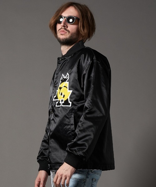 STUD MUFFIN(スタッドマフィン)の「STUD MUFFIN/スタッドマフィン/ナイロンコーチジャケット(ナイロンジャケット・メンズ・ブラック・3/2/4)」の9枚目の写真