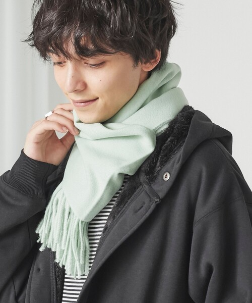 coen（コーエン）の「アクリル無地マフラー（マフラー・メンズ・ブラック/オレンジ/ライム/オリーブ/ライラック・FREE）」の16枚目の写真