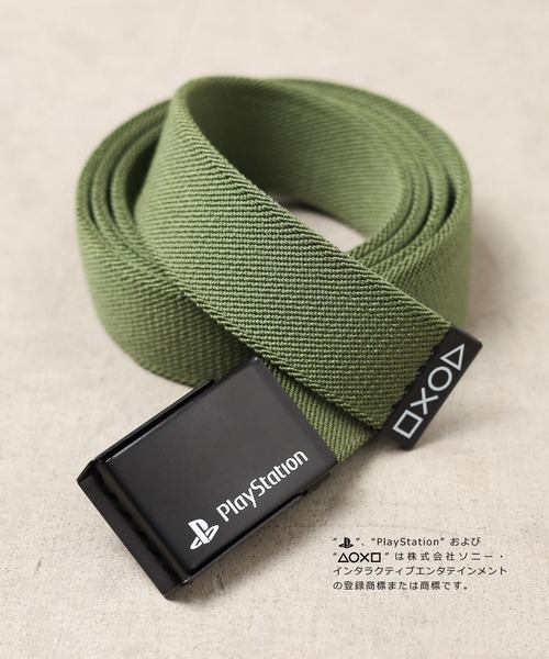 NO WAY（ノーウェイ）の「/PlayStation/ストレッチGIベルト（ベルト・メンズ・カーキ/ブラック/ネイビー・FREE）」の3枚目の写真