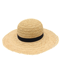 ROSE BUD | (MTM)PISTACHE STRAW CAPELINE HAT(ハット)