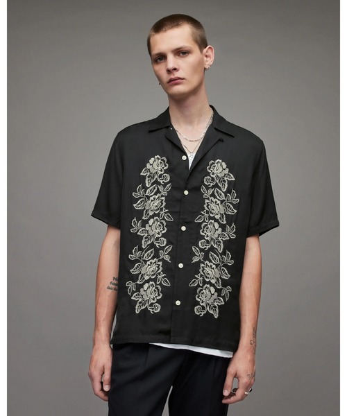 【未使用】ALLSAINTS オールセインツ DECK SHIRT シャツ UNDERGROUND OVERSIZED CREW NECK T-SHIRT | アンダーグラウンド