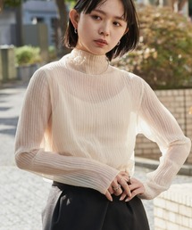 Aunt Marie's | シアープリーツヨウリュウトップス / 2023SS collection(シャツ/ブラウス)